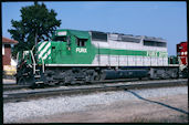 FURX SD40-2 3012 (24.10.2000, Manchester, GA)