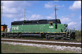 FURX SD40-2 7216 (14.11.2008, Pasadena, TX)