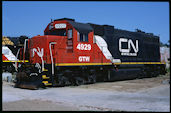 GTW GP38-2 4929 (20.07.2011, Centralia, IL)