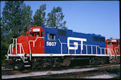 GTW GP38AC 5807 (19.08.1989, St.Albans, VT)