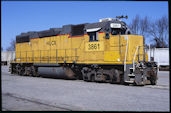 HLCX GP38-2r 3861 (27.02.2010, Memphis, TN)