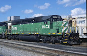HLCX SD40-2 7074 (29.09.2011, Roanoke, VA)