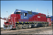 HLCX SD40M-3 6077 (03.11.2009, Jasonville, IN)