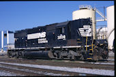 NS SD40-2 3208 (29.09.2010, Decatur, IL)