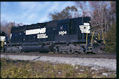 NS SD40-2 3304 (01.12.1998, Atlanta, GA)