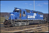 NS SD40-2E 3438 (24.11.2010, Enola, PA)