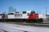 SOO SD40-2 6610 (30.04.1986, Windsor, ON)
