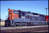 SP SD9E 4391 (22.08.1981, Stockton, CA)