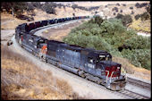 SSW SD40T-2 8324 (12.10.1996, Cable, CA)