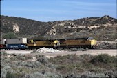 UP C44-9W 9705 (03.05.1997, Cajon Summit, CA)