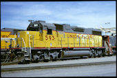 UP GP38-2  593:3 (14.10.2001, West Colton, CA)