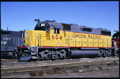 UP GP38-2  604:3 (02.03.2002, Roseville, CA)