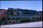 UP GP40  684 (24.05.1986, Houston, TX)