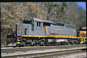 WCOR SD40-3 6072 (03.2021, Punxsutawney, PA)