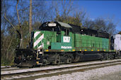 WE SD40-2 6387 (10.11.2016, Akron, OH)