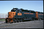 WP GP40-2 3547 (25.06.1982, Salt Lake City, UT)